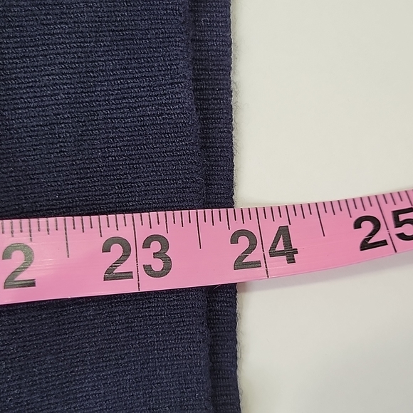 Zara Knit Navy Sweater Tank Top SZ XL - Picture 6 of 7